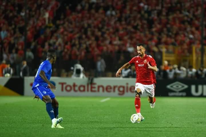 اللاعب احمد عبد القادر من مباراة الأهلي والهلال 