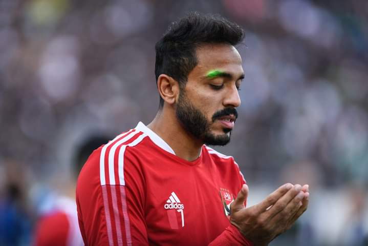 اللاعب محمود كهربا - الأهلي والرجاء - ربع نهائي دوري ابطال أفريقيا 