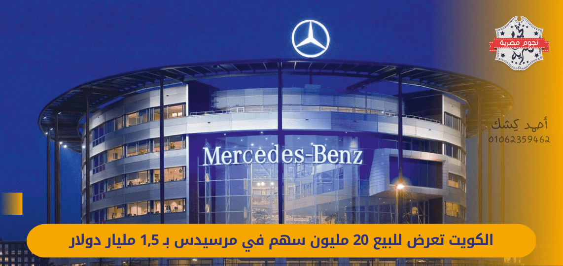 The Kuwait Investment Authority offers for sale 20 million shares in the Mercedes-Benz Group at a value of .5 billion.