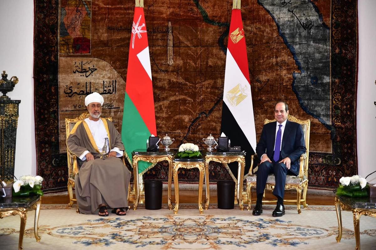 زيارة سلطان عمان لمصر