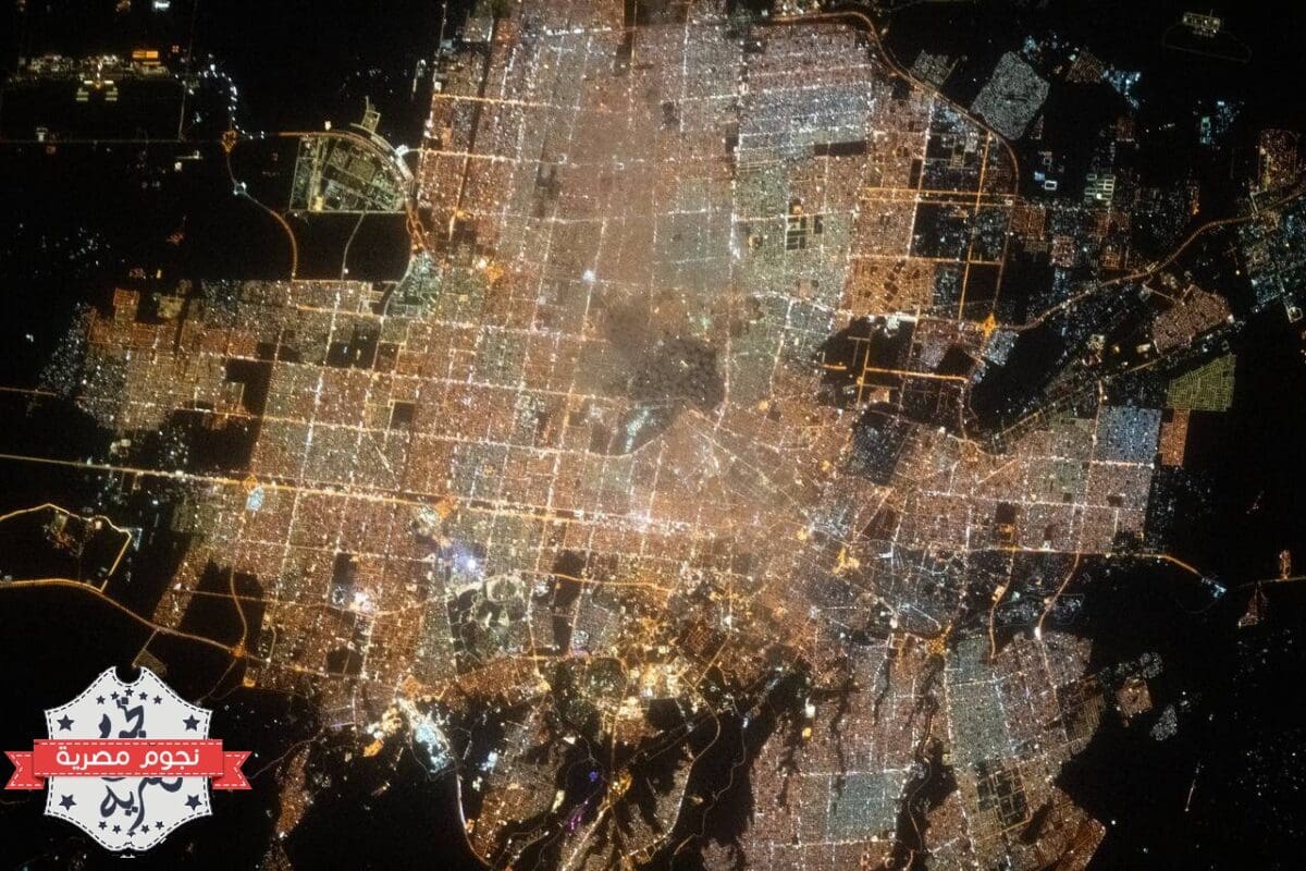صورة التقطها رائد الفضاء السعودي علي القرني من محطة الفضاء الدولية للعاصمة السعودية الرياض يوم أمس الأحد 28 مايو 2023