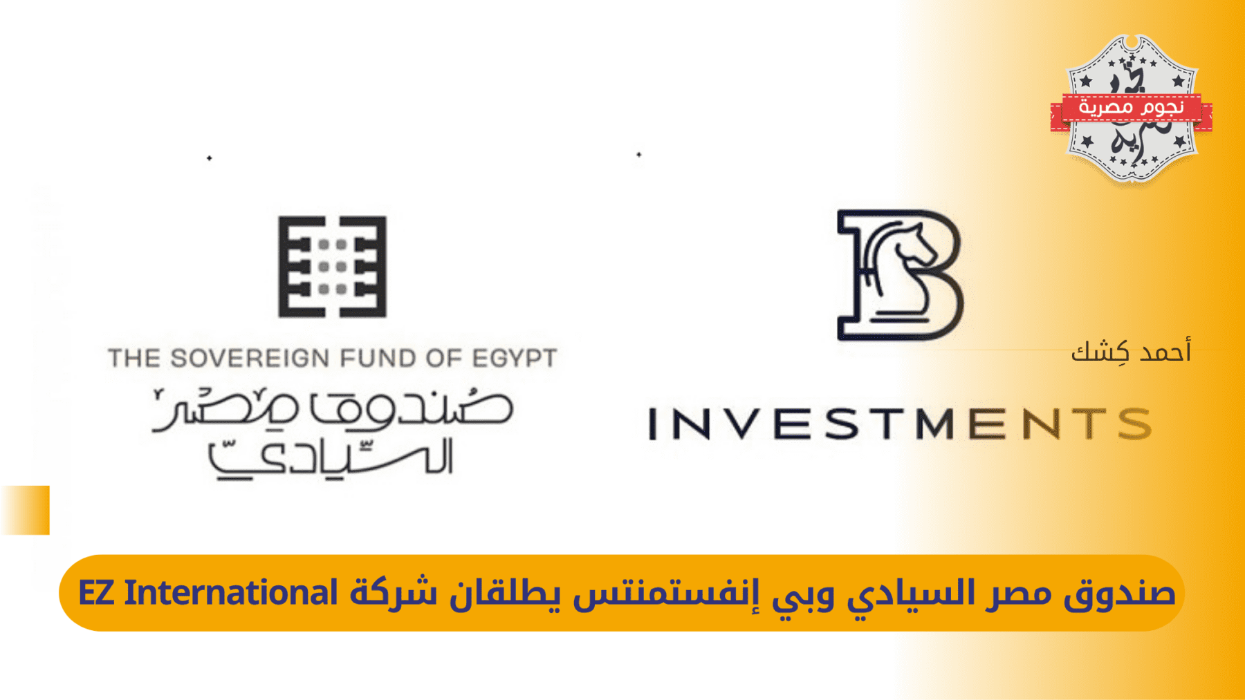 The Sovereign Fund of Egypt and B Investments launch EZ International for the pharmaceutical trade