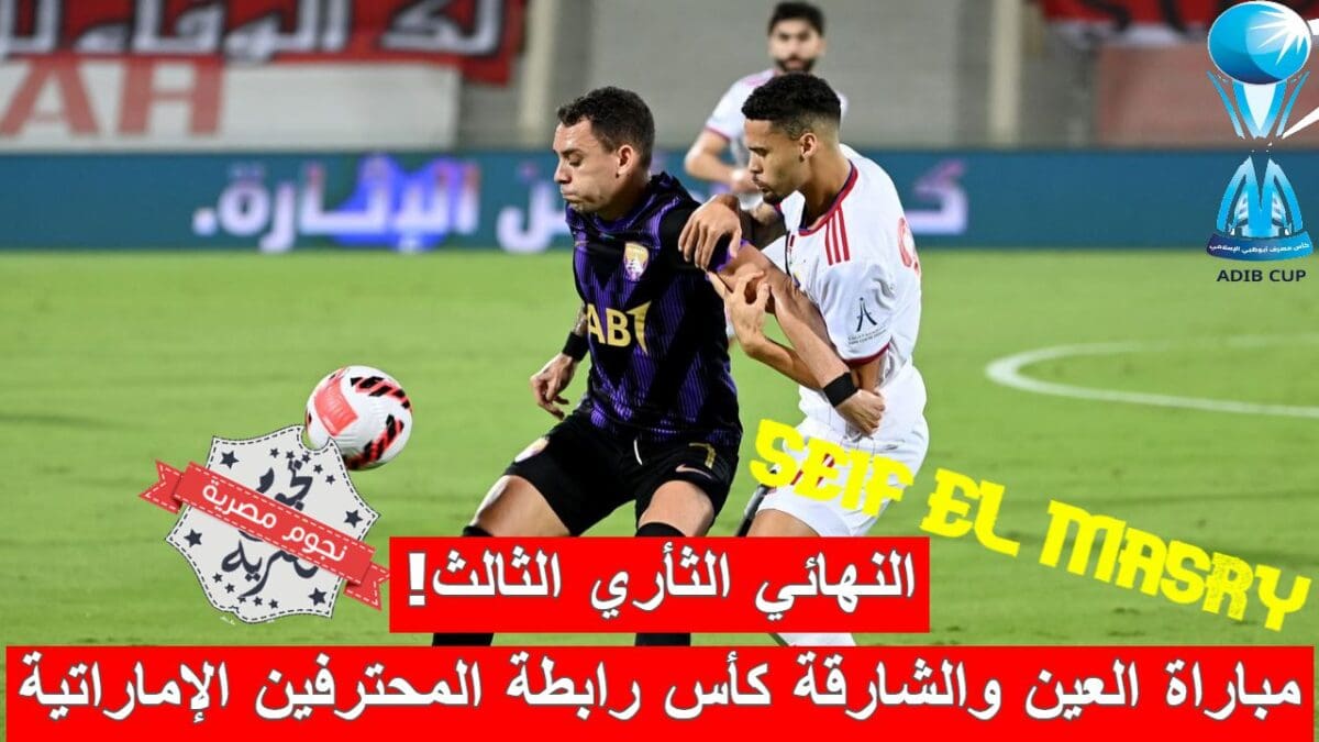مباراة العين والشارقة في نهائي كأس مصرف أبوظبي الإسلامي للمحترفين