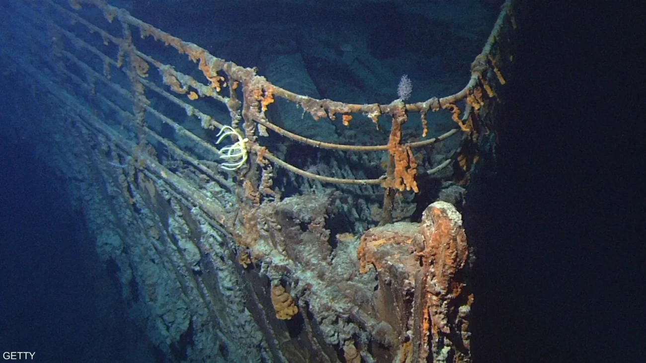 حطام سفينة تايتانك الغارقة قبل 100 عام