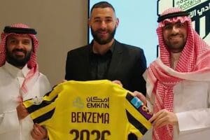 نادي اتحاد جدة يعلن عن تعاقده مع اللاعب الفرنسي كريم بنزيما حتى عام 2026