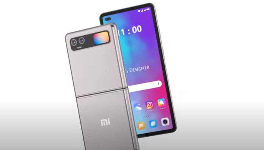 الهاتف الغامض من شاومي Xiaomi MIX Flip بطراز N7 باللون الرصاصي