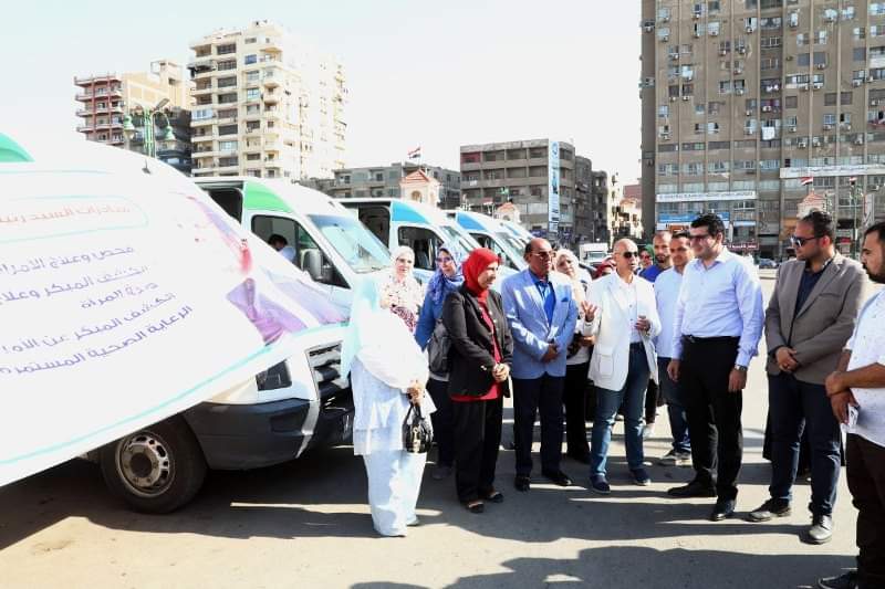 انطلاق مبادرة 100 يوم صحة في محافظة الشرقية بحضور نائب المحافظ ووكيل وزارة الصحة بالمحافظة
