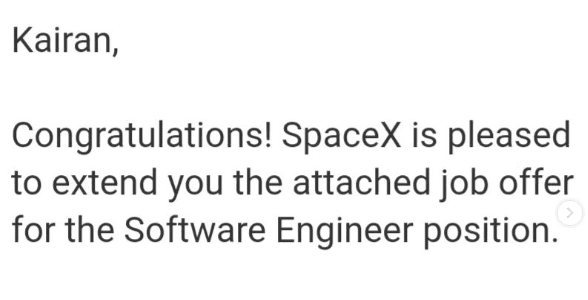 عمره 14 سنة فقط.. مراهق يتخرج في الجامعة ويحصل على عمل في SpaceX