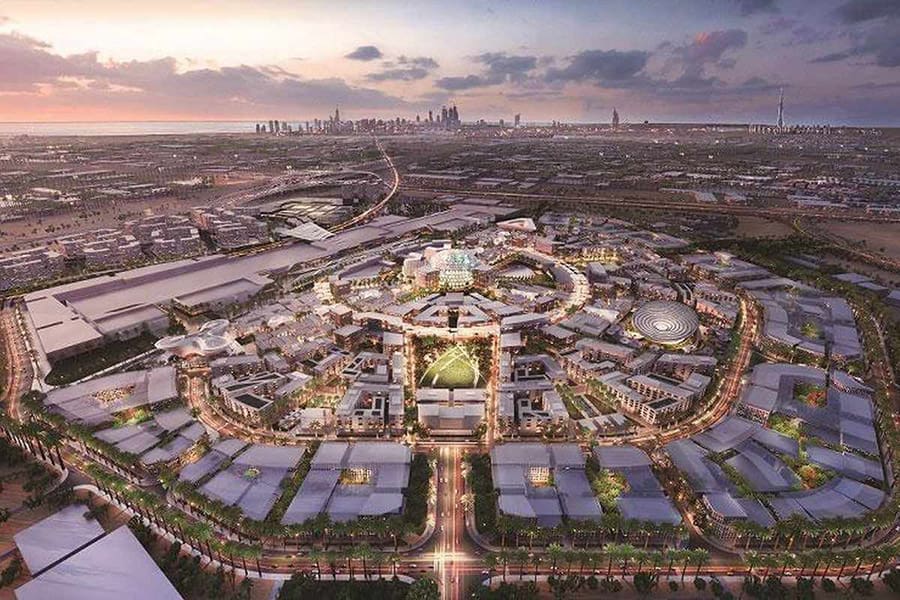 مدينة دبي الجنوب من الأعلي والتي تعتبر من ارخص اماكن للسكن في دبي