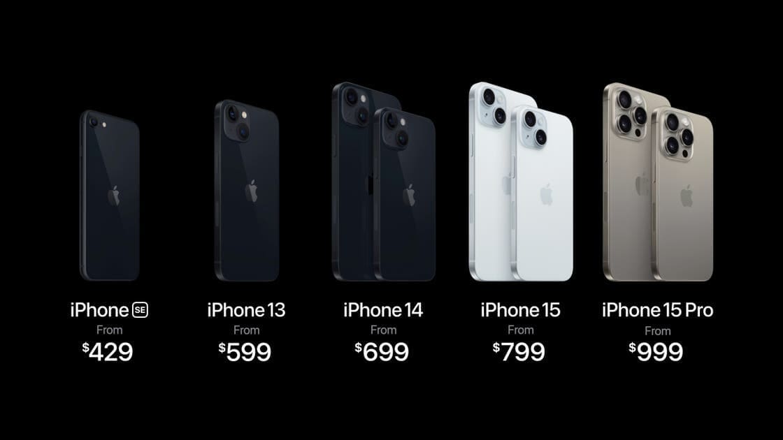 تدرج أسعار هواتف أيفون