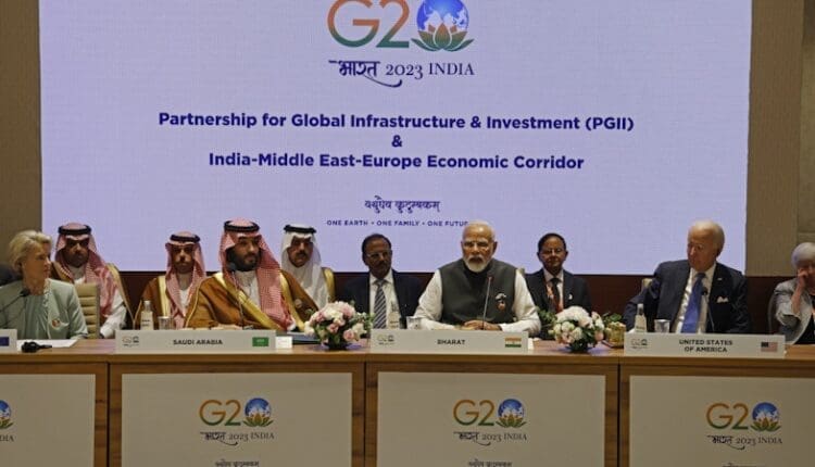 "مشروع ممر اقتصادي: تعزيز الترابط الاقتصادي بين الهند والشرق الأوسط وأوروبا"