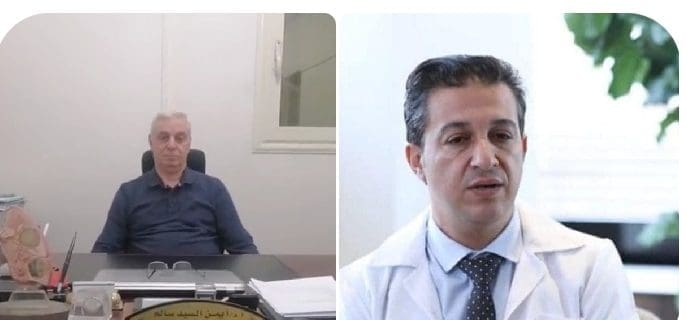 د.محمد الطراونة ود.أيمن سالم أساتذة صدرية- نجوم مصرية