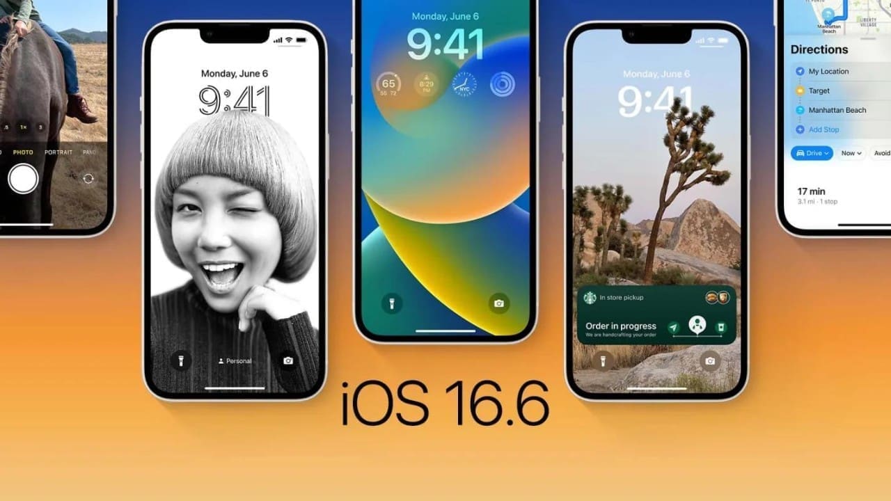 تحديث آيفون إصدار iOS 16.6.1