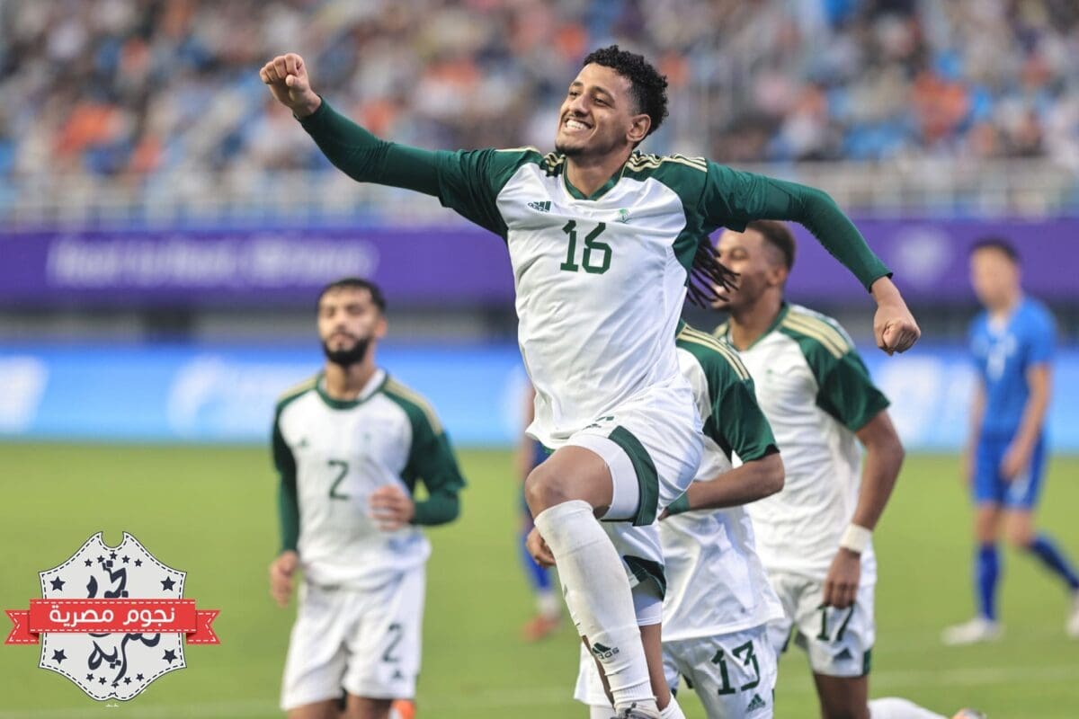 نتيجة مباراة السعودية ضد منغوليا في دورة الألعاب الآسيوية (مصدر الصورة. حساب اتحاد الكرة السعودي في تويتر)