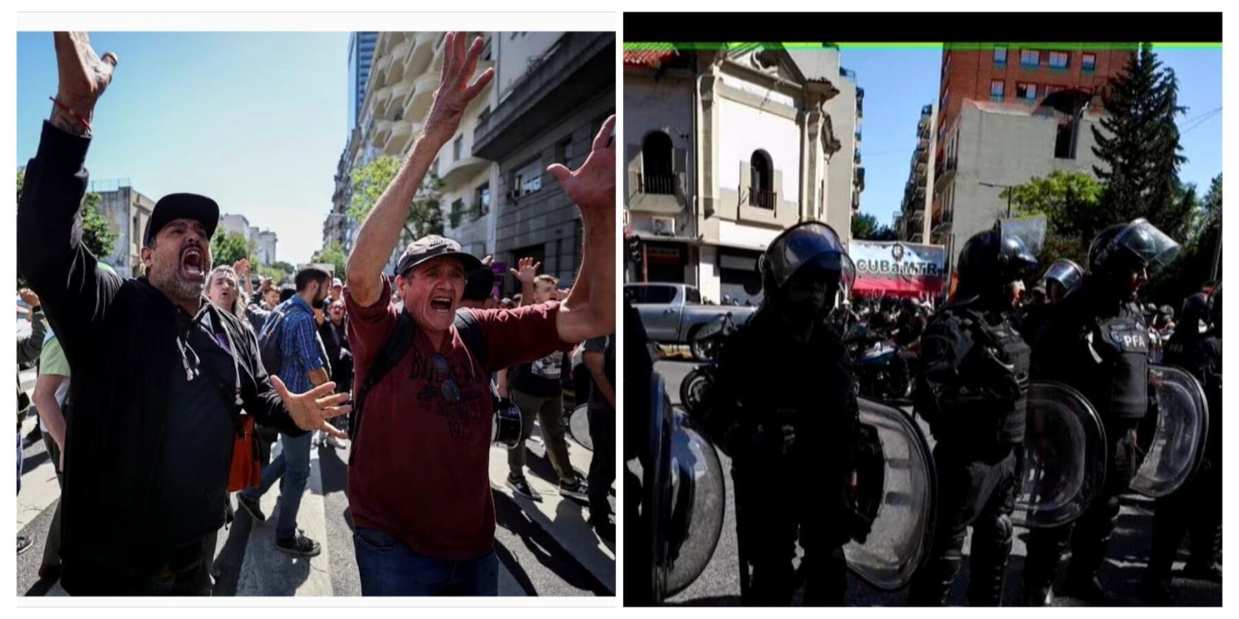 تظاهر الآلاف في الأرجنتين احتجاجا على مرسوم الرئيس ميلي