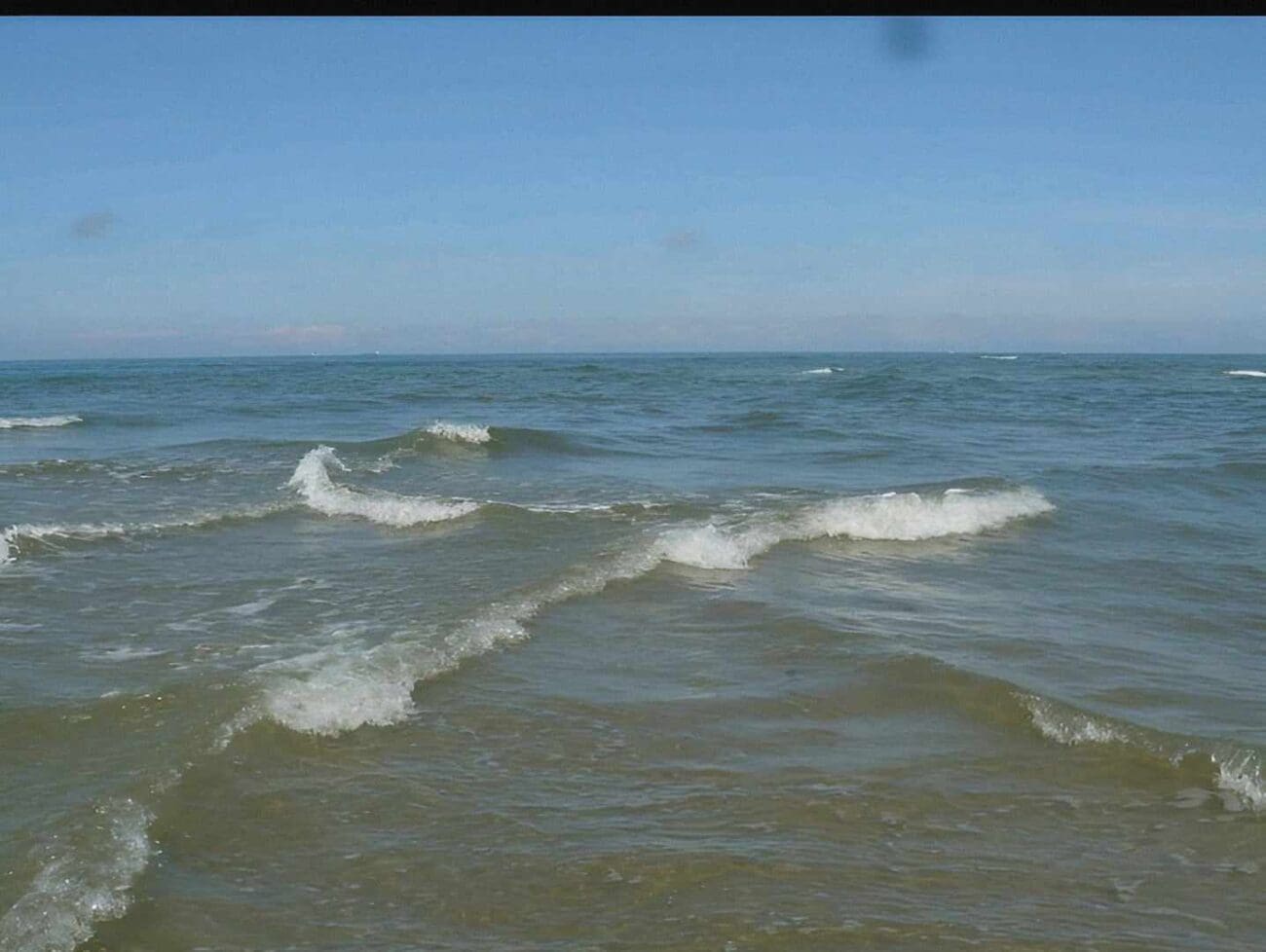 أنياب البحر والأمواج المقوسة