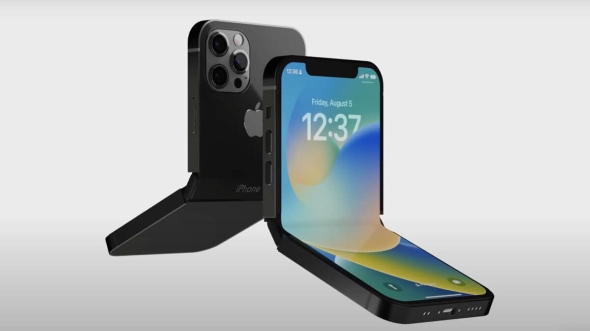 Apple first foldable device