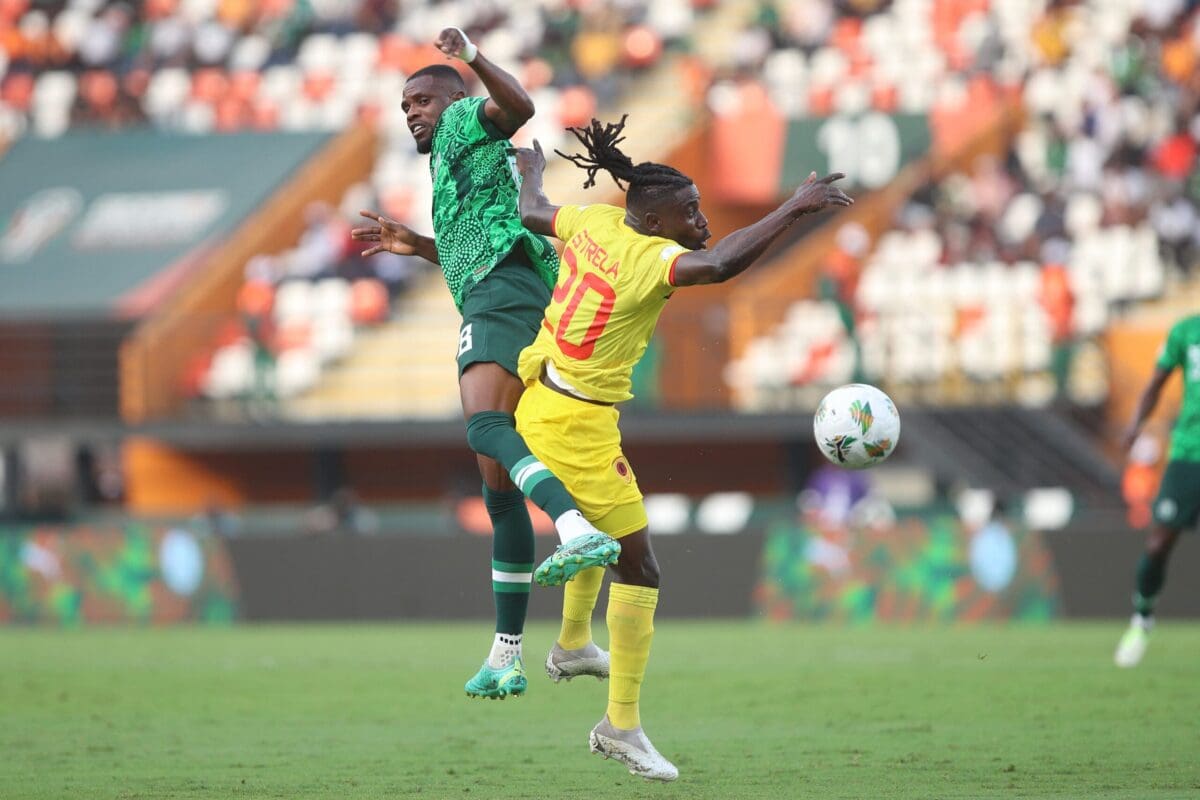 فرحة لاعبي نيجيريا - مصدر الصورة: حساب الكاف على تويتر