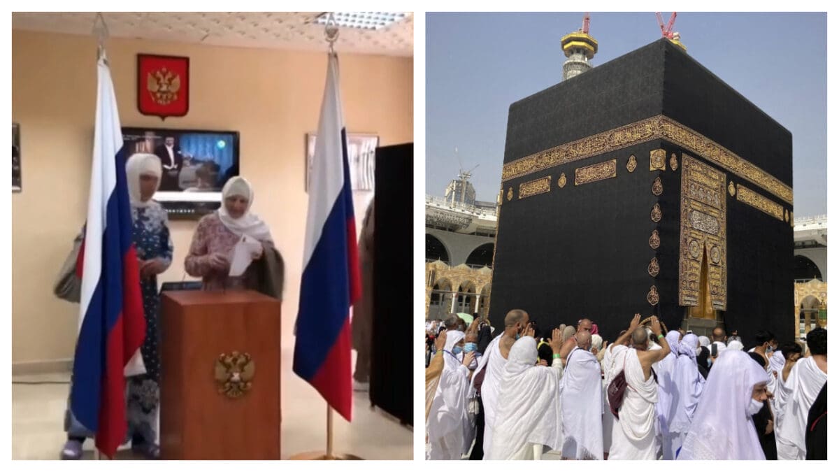 مشهد فريد في قلب جدة: معتمرون روس يشاركون في انتخابات بلادهم من الديار المقدسة