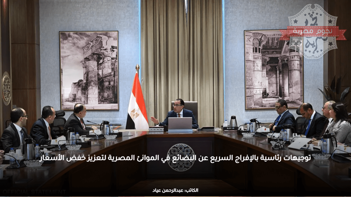 توجيهات رئاسية بالإفراج السريع عن البضائع في الموانئ المصرية لتعزيز خفض الأسعار