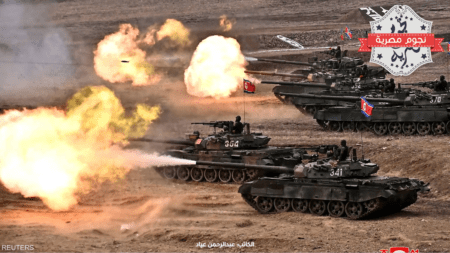 مناورات عسكرية لدبابة قتالية من نوع جديد في كوريا الشمالية