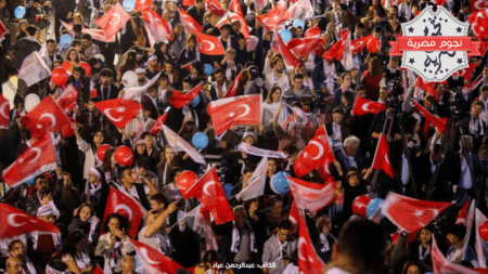 من احتفالات أنصار مرشح المعارضة التركية