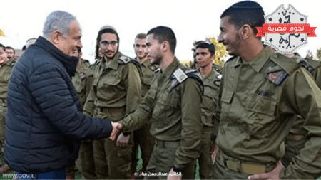 نتنياهو في لقطة سابقة مع جنود من كتيبة نيتساح يهودا