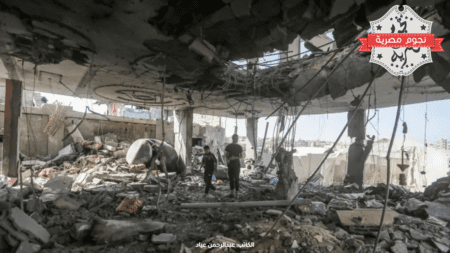 الدمار في غزة بسبب القصف الإسرائيلي